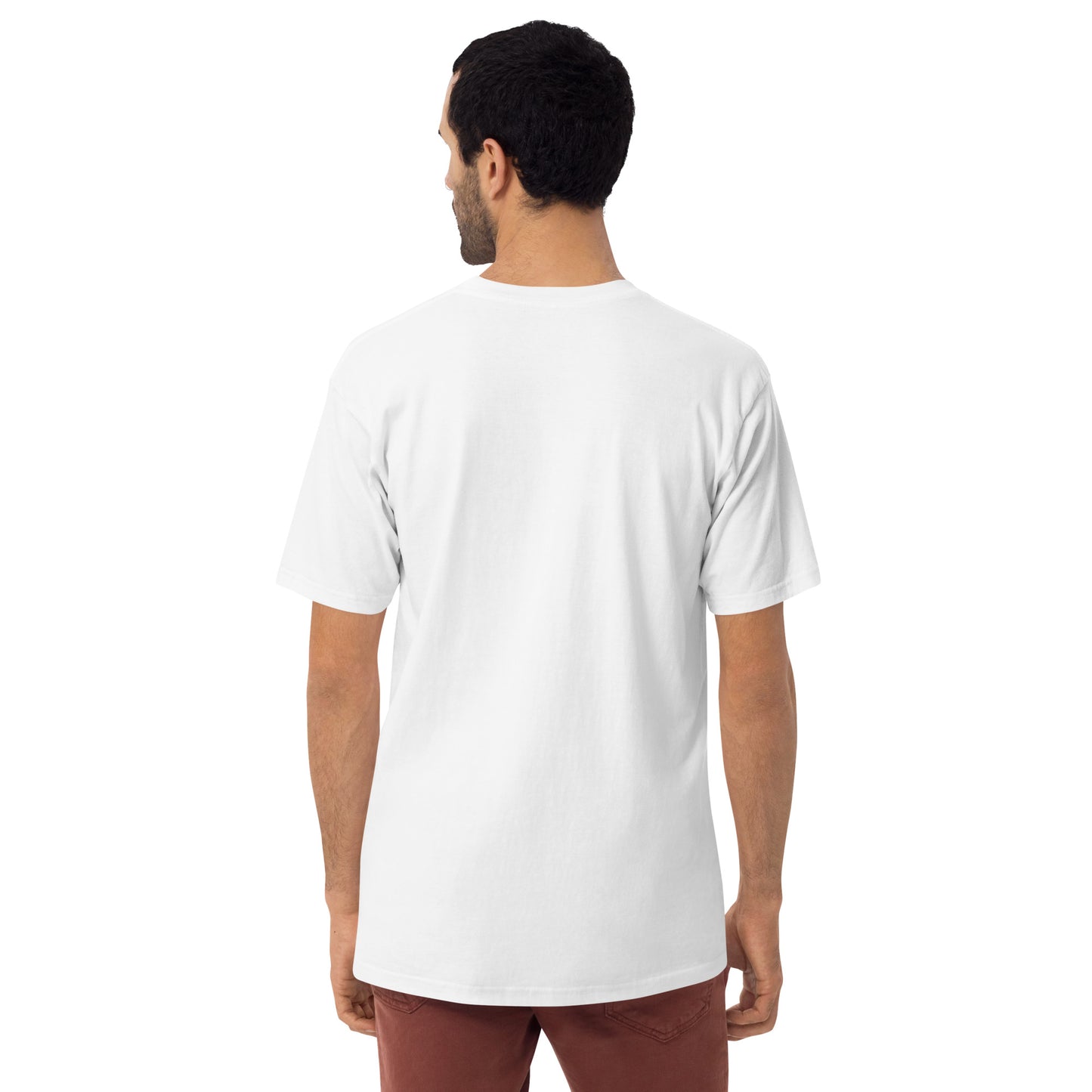 White Dudes for Harris T-shirt (Men) Black Lettering