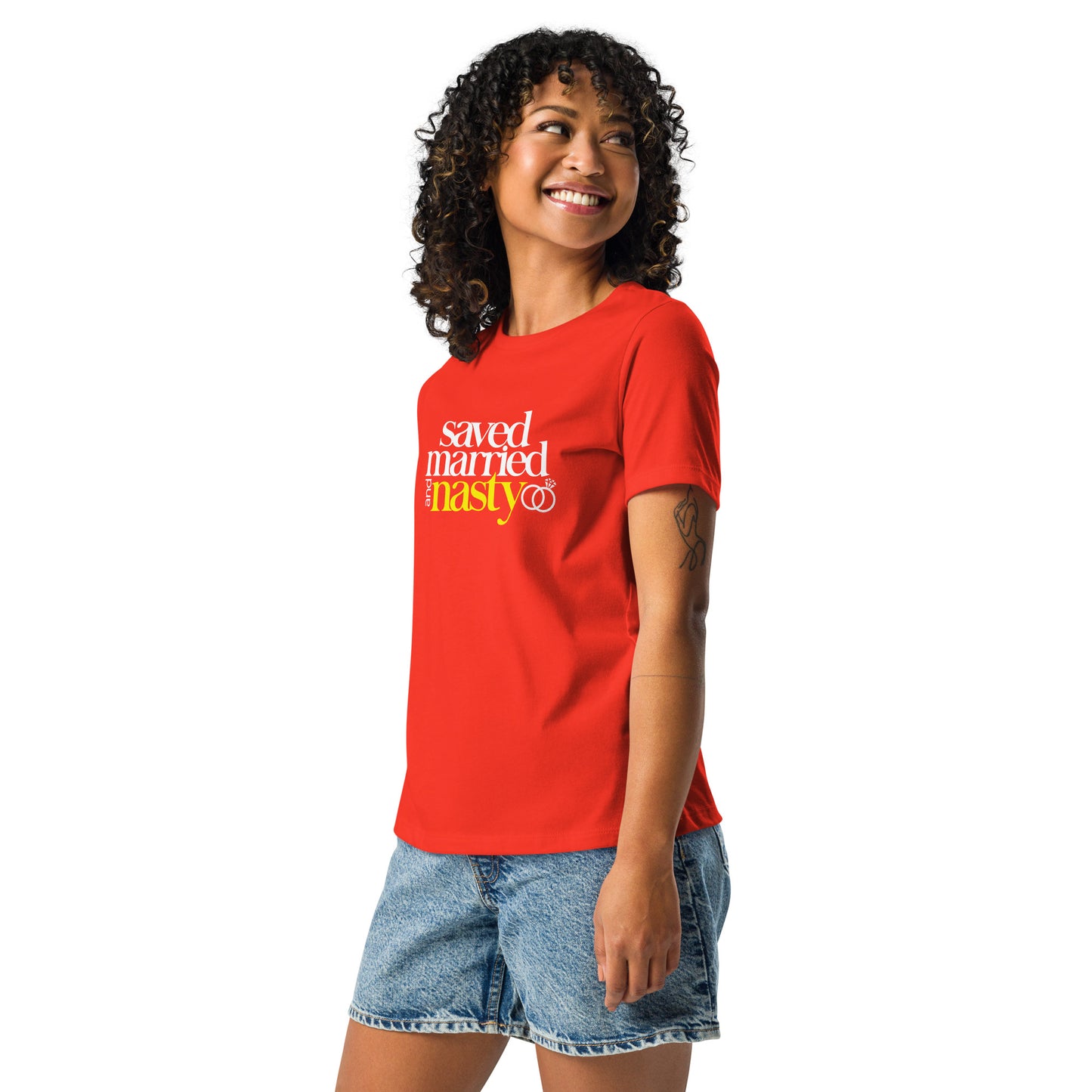 Saved, Married, & Nasty T-shirt (Women)